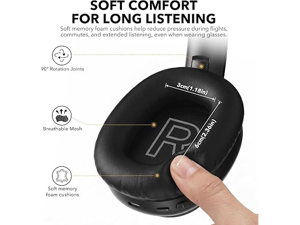 1Mii 700 Noise Cancelling Headphones