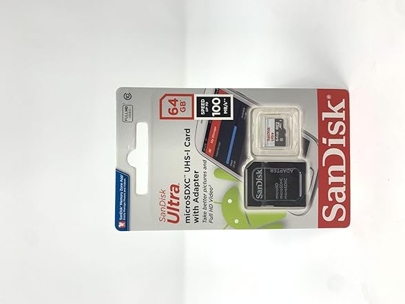 SanDisk Ultra 64GB microSDXC UHS-I Card