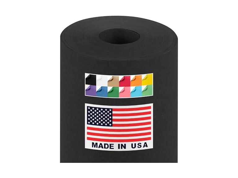 Paclord Paclord USA Made 18" x 1200" (100 ft) Black Roll Pa