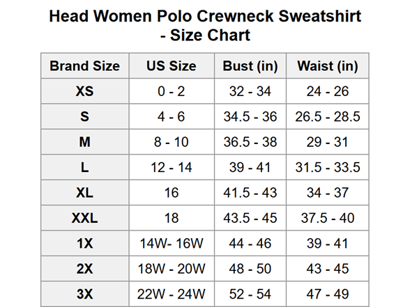 Head Women Polo Crewneck Sweatshirt