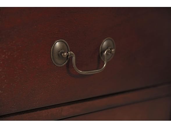 Alisdair Dark Brown Two Drawer Night Stand