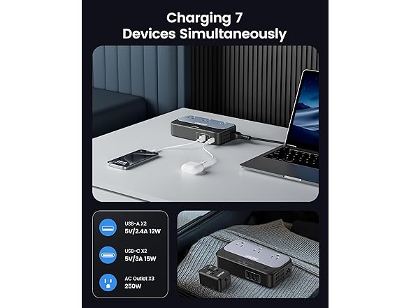 220V to 110V Voltage Converter 250W