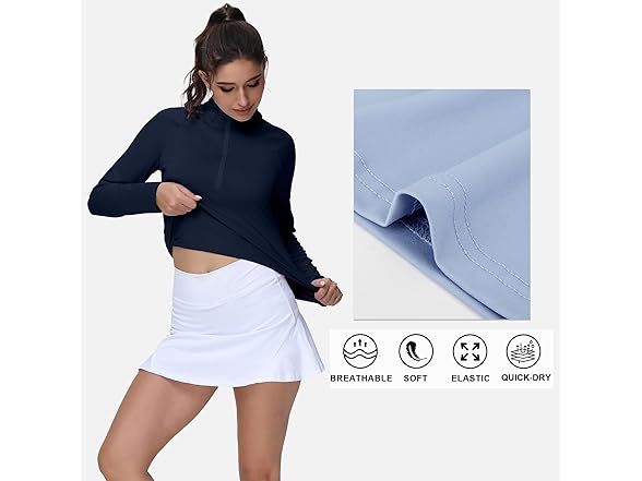 Ggov Women Golf Shirts Woman UPF 50+ Sun Shirts