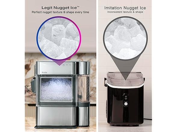 GE Profile Opal 2.0 Ultra Nugget Ice Maker with Side Tank