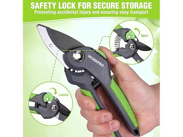 WORKPRO 8.5 Anvil Pruning Shear