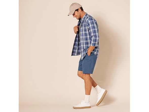 Amazon Essentials Men Slim-Fit 9" Cotton Shorts