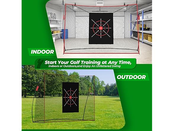 FAHKNS Golf Practice Net 10 x 7FT