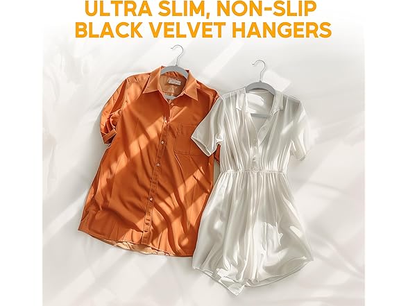 HealSmart 30 Pack Heavy Duty Velvet Hang