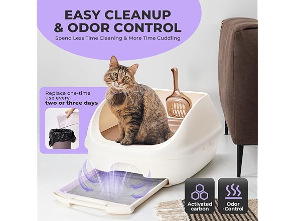 Earth Vibe Cat Pads Refills for Litter Box: Cat Litter Mat