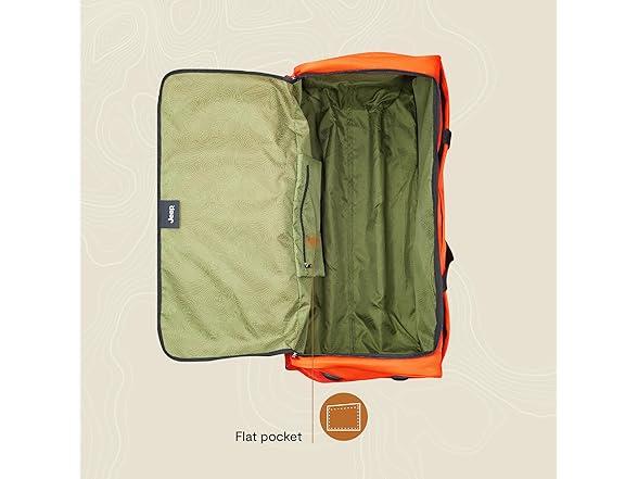 Jeep S009D 2-Wheel Rolling Travel Duffle, 20"