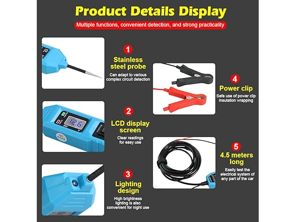 BOHISEN AAP-Auto-078 Car Circuit Tester
