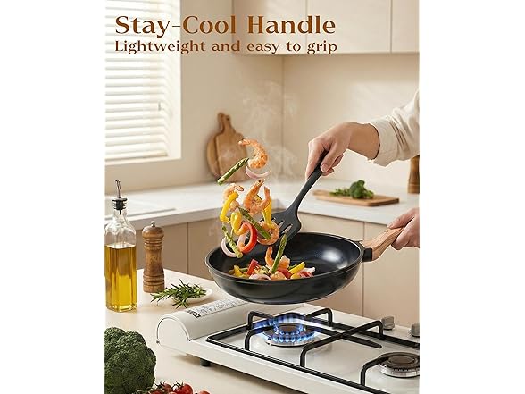 16Pcs Titanium Pots and Pans Set