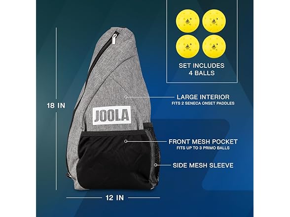 JOOLA Seneca Onset Pickleball Paddles Set of 2