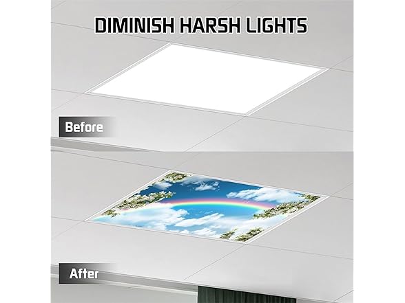Fluorescent Light Covers 4x2ft 2Pcs