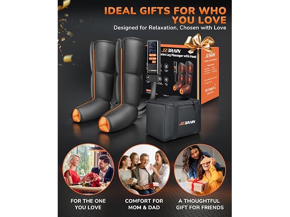 JZBRAIN Leg Compression Massager w/Heat