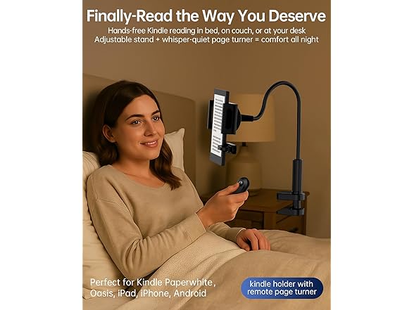 TeoTeeo BC7809260209429 kindle holder with page turner