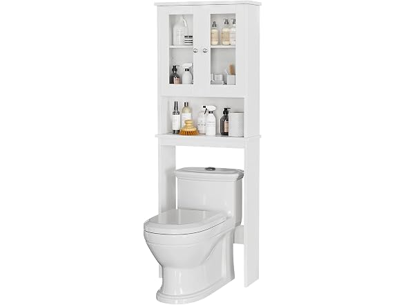 Over The Toilet Storage Cabinet White