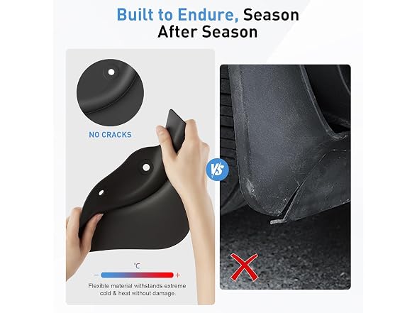 Safotad Mud Flaps for 2025-2026 Model Y