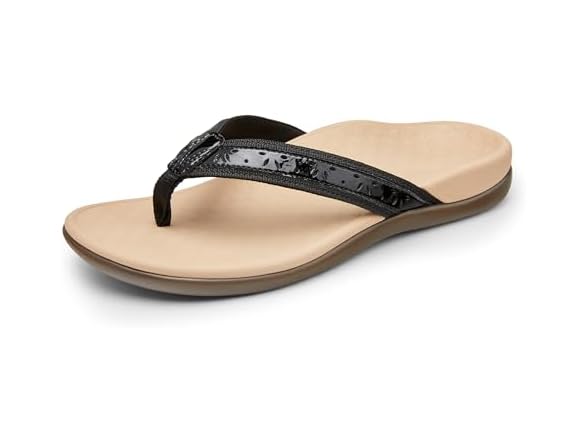 Vionic Casandra Black Patent 7 M