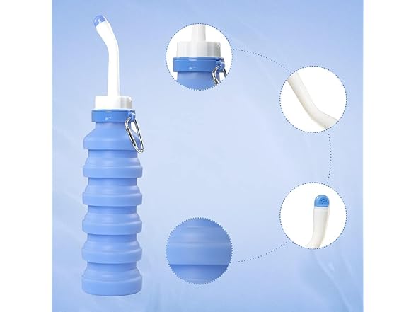 Wzhoufie 550ML Portable Foldable Bidet Bottle