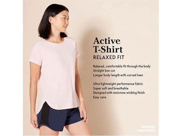 Amazon Essentials Women Studio Relaxed-Fit T-Shirt