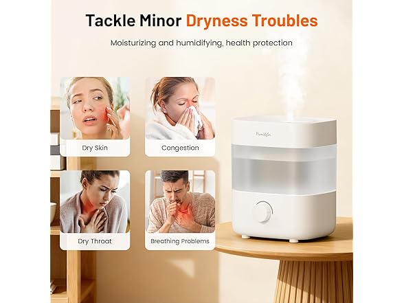 MRWALK Humidifiers for Bedroom