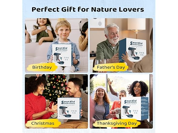 Loatos Bird Feeder with Camera