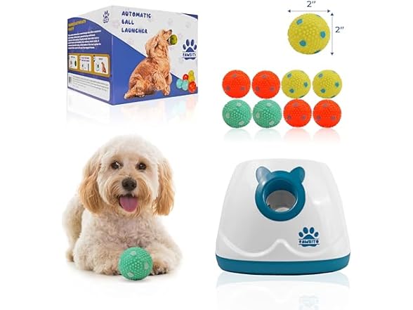 Pawsito Automatic Dog Ball Launcher