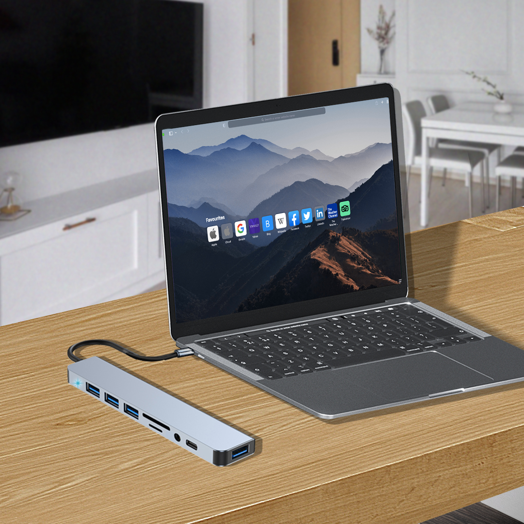 Ethos 8-in-1 USB-C Hub Adapter - Gallery 9