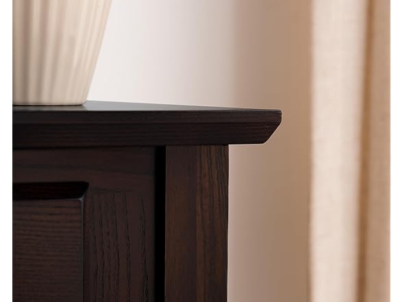 Leigh Ross Teegan Solid Wood Hall Entryway Console Table