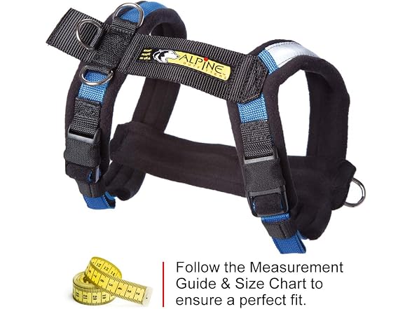 Adjustable Dog Harness, No-Pull D-Ring Alpin