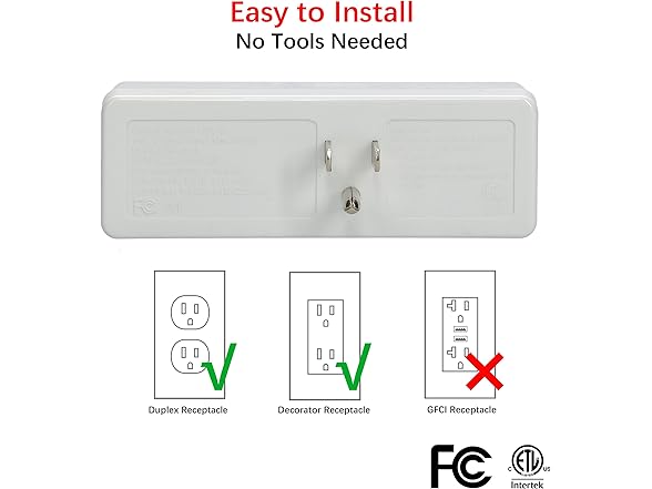 Clear Power B09F5VLKRP Clear Power Combo: 2-Outlet Tr