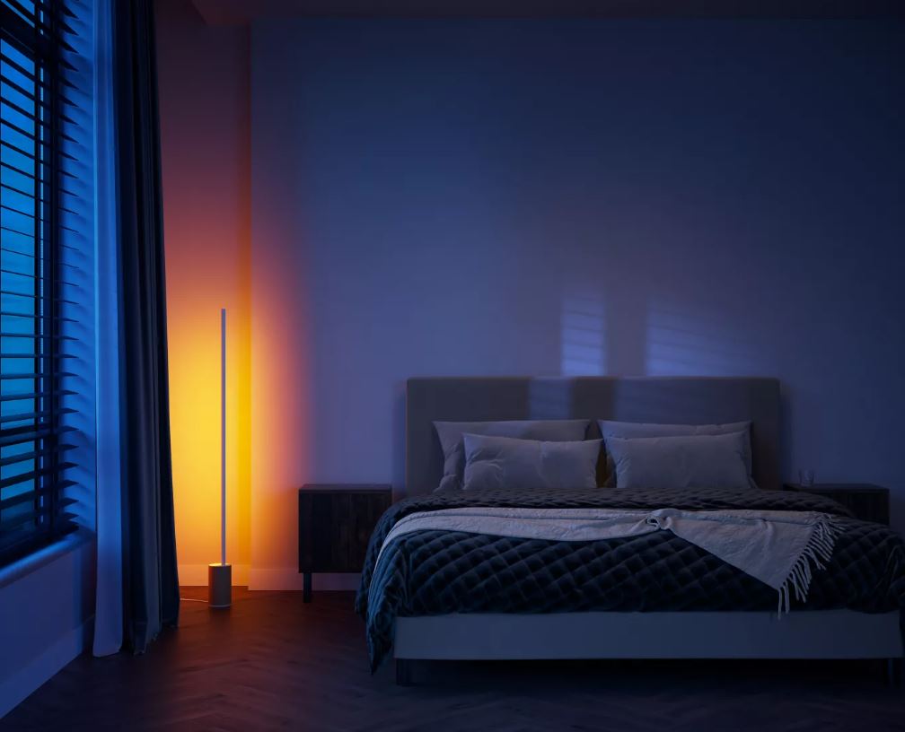 Philips Hue Signe Gradient Floor Lamp, Oak - Gallery 10