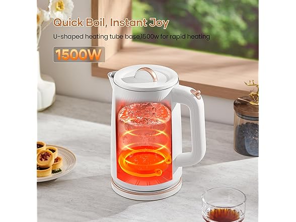 OLEGA Electric Kettle - 1500W 