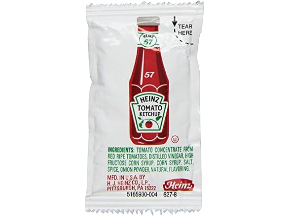 750CT Heinz Tomato Ketchup- 7g Packets
