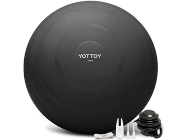 $9.99, Was $28, 64% Off! YOTTOY Anti-Burst Exercise Ball dealfomo