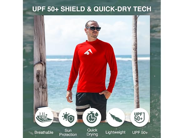 Kanu Surf Men (XL) Long Sleeve Platinum Rashguard