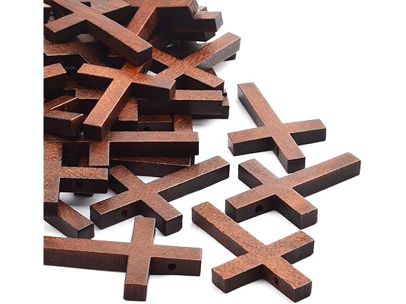 Hendevl Wooden Cross Charms