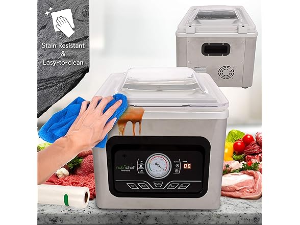 NutriChef 350W Chamber Vacuum Sealer