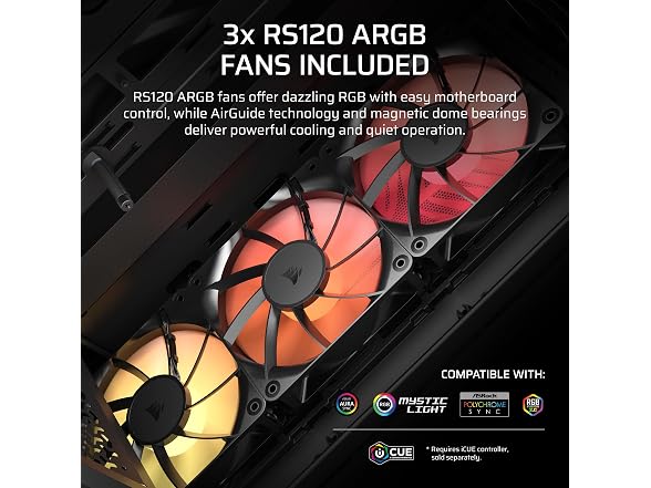 CORSAIR 3200D RS ARGB Mid-Tower PC Case