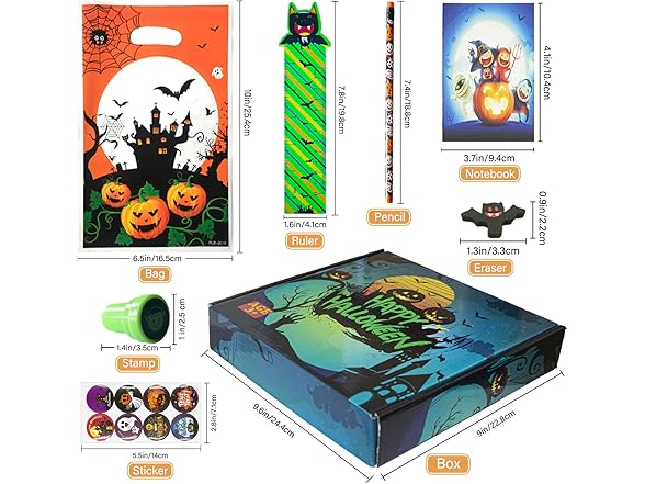 Keenvark 168 PCS Halloween Party Favors