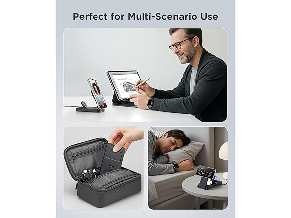 3 in 1 Magnetic Wireless iPhone Charging Station