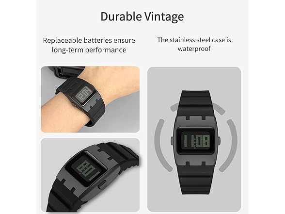 BENLYDESIGN Black Digital Watch
