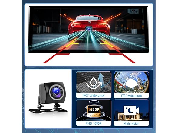 Accfly 11" Wireless Carplay Touchscreen