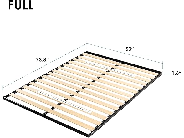 Mellow 1.6" Metal Bunkie Board Full Mattress Support