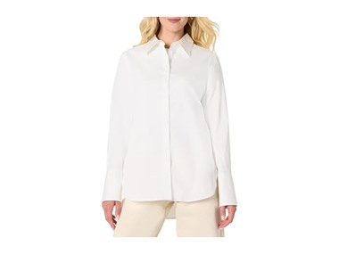 $9.99 Amazon Essentials Women's Oversized Dress Shirt dealfomo