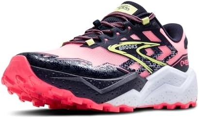 Brooks 1204041B666 8.5 Brooks Caldera 7 Women's Shoes Pink/Peacoat/Sunny Lime