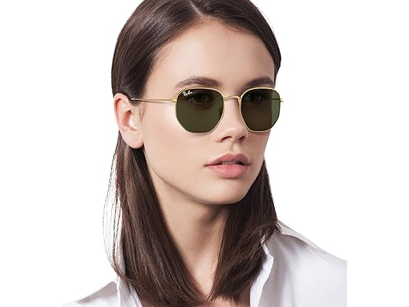 Ray-Ban RB3548N Hexagonal Flat Lens Sunglasses