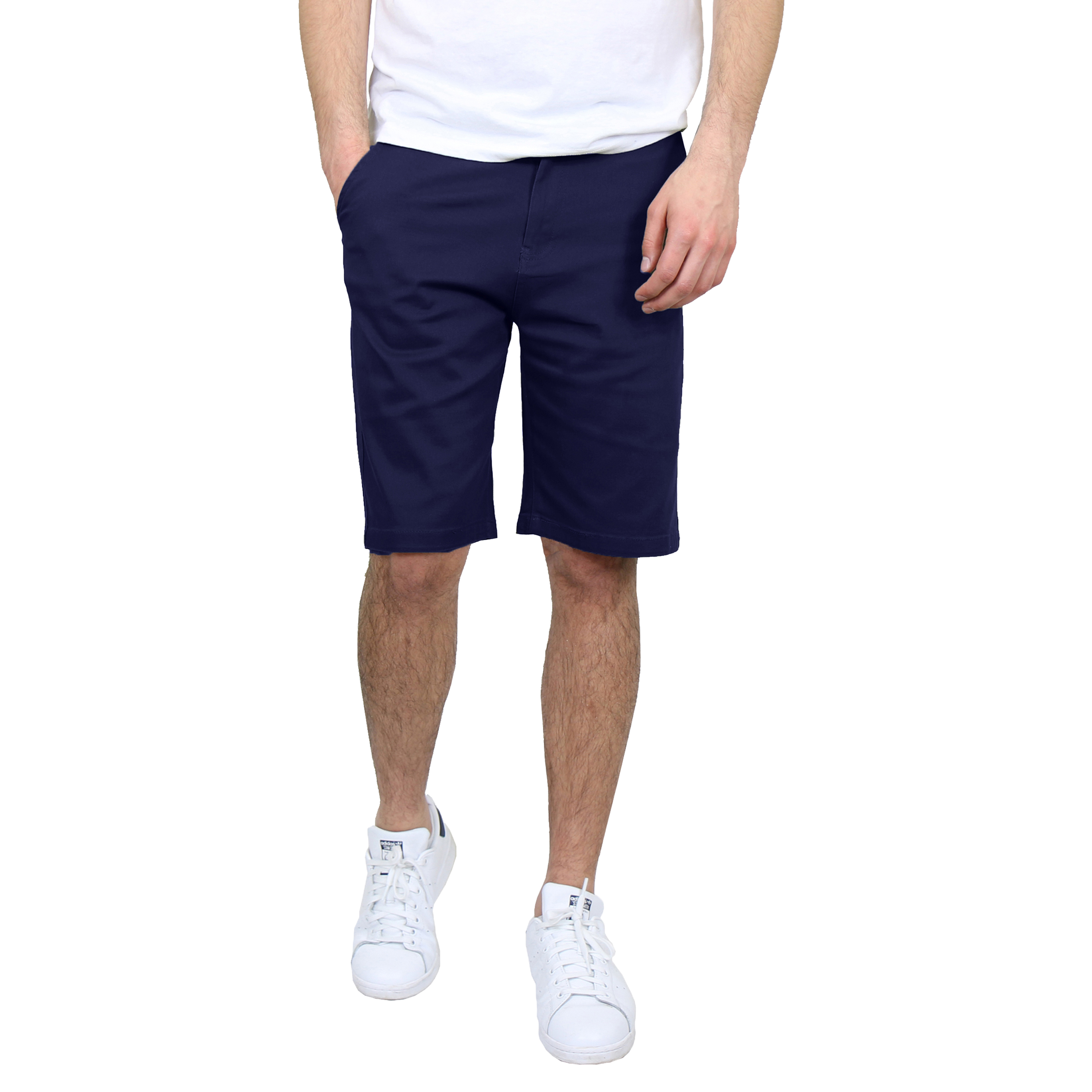 3Pk Asst Mens Stretch Chino Shorts - Gallery 10