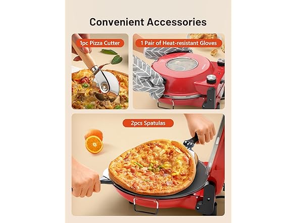 HomCozy Electric Pizza Oven